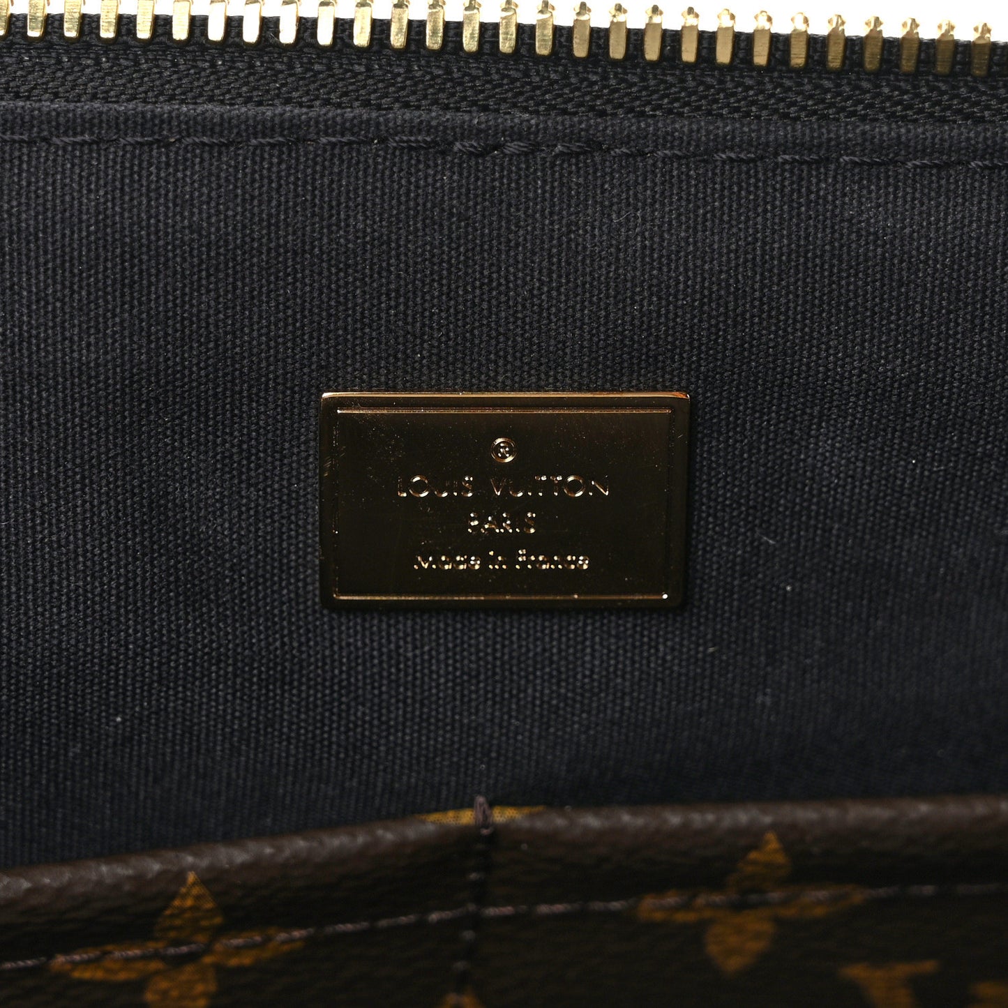 Patent Calfskin Miroir Tote Black