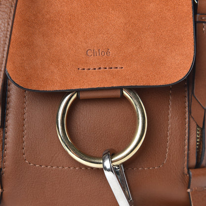 Chloe Suede Calfskin Mini Faye Backpack Tan 12 of 12