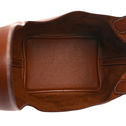 Hermes Barenia Faubourg Picotin Lock 18 PM Fauve 5 of 12