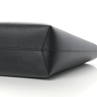 Mansur Gavriel Saffiano Large Shopping Tote Black Flamma 11 of 16