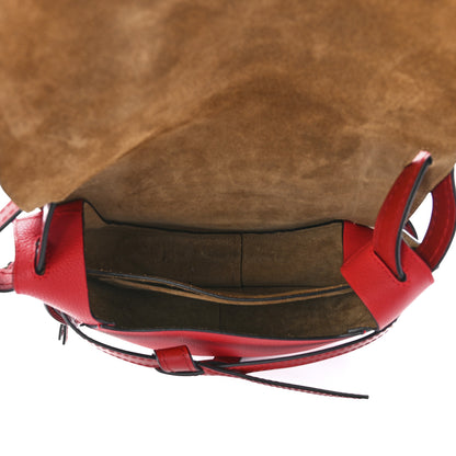 Loewe Calfskin Small Gate Crossbody Bag Scarlet Burnt Red 5 of 11