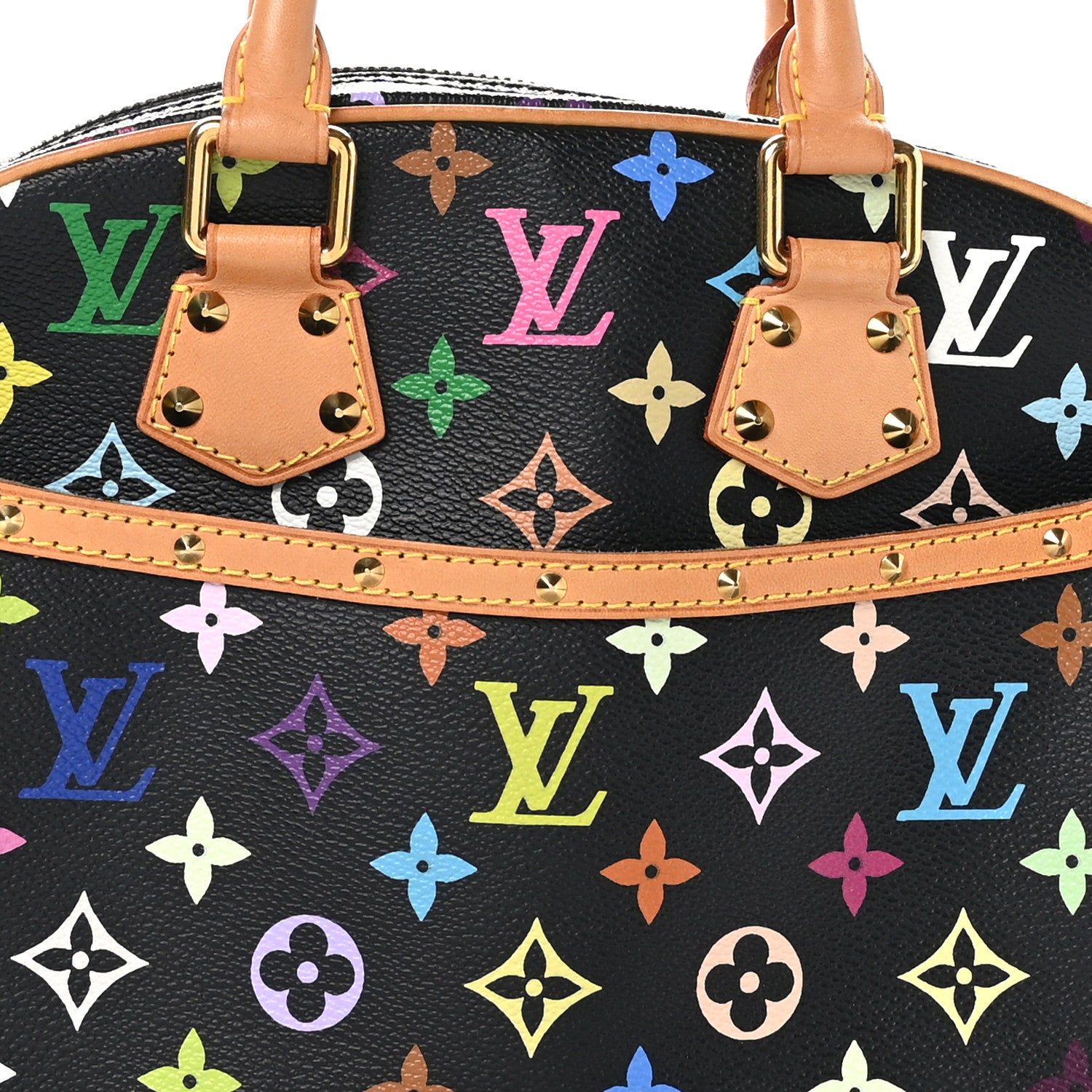 Louis Vuitton Monogram Multicolor Trouville Black 7 of 10