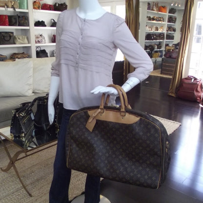 Louis Vuitton Monogram Alize 2 Compartment Luggage Bag 2 of 11