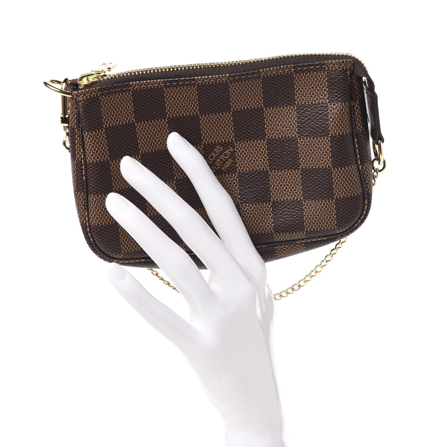 Louis Vuitton Damier Ebene Mini Pochette Accessories 2 of 8