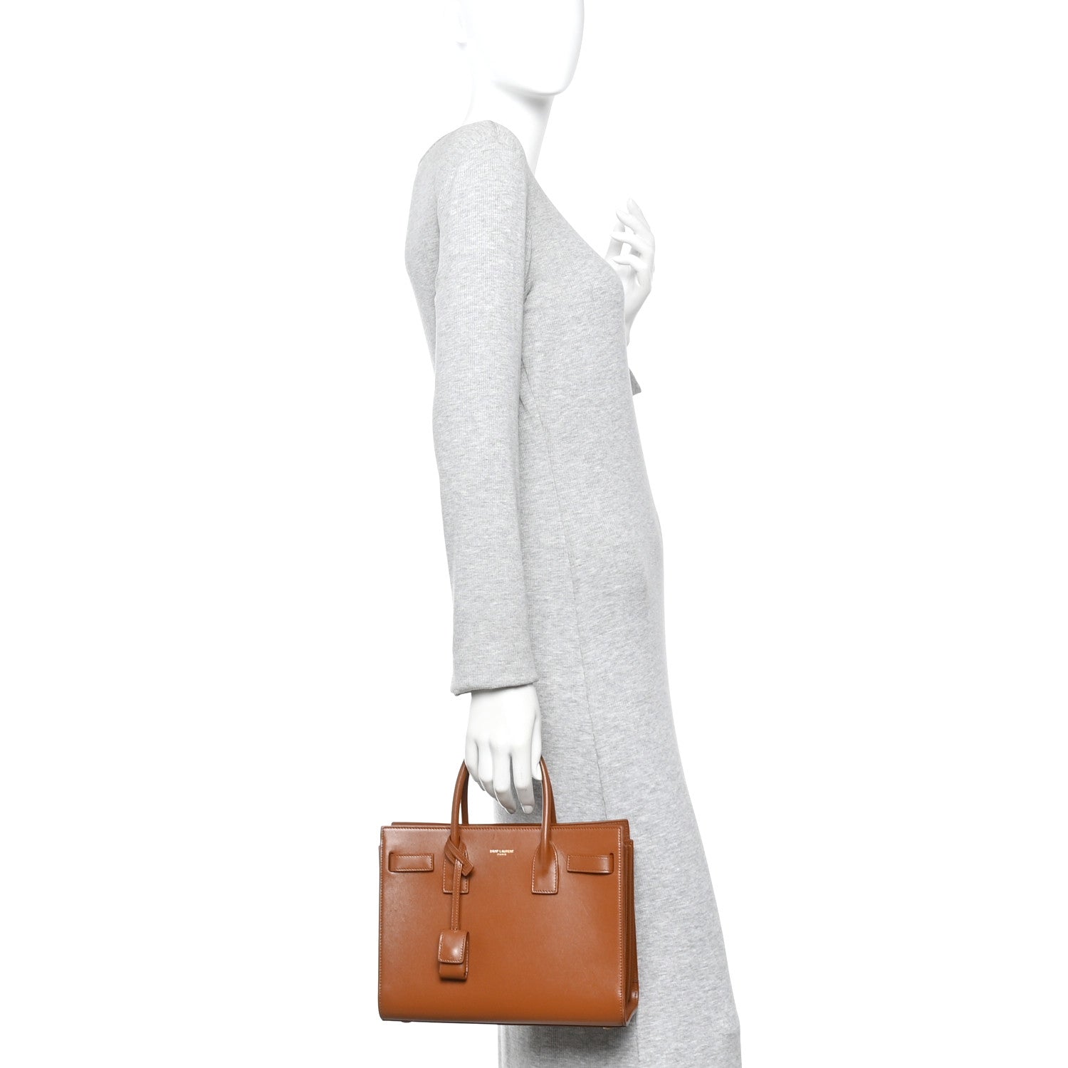 Saint Laurent Calfskin Baby Sac De Jour Brick 2 of 11