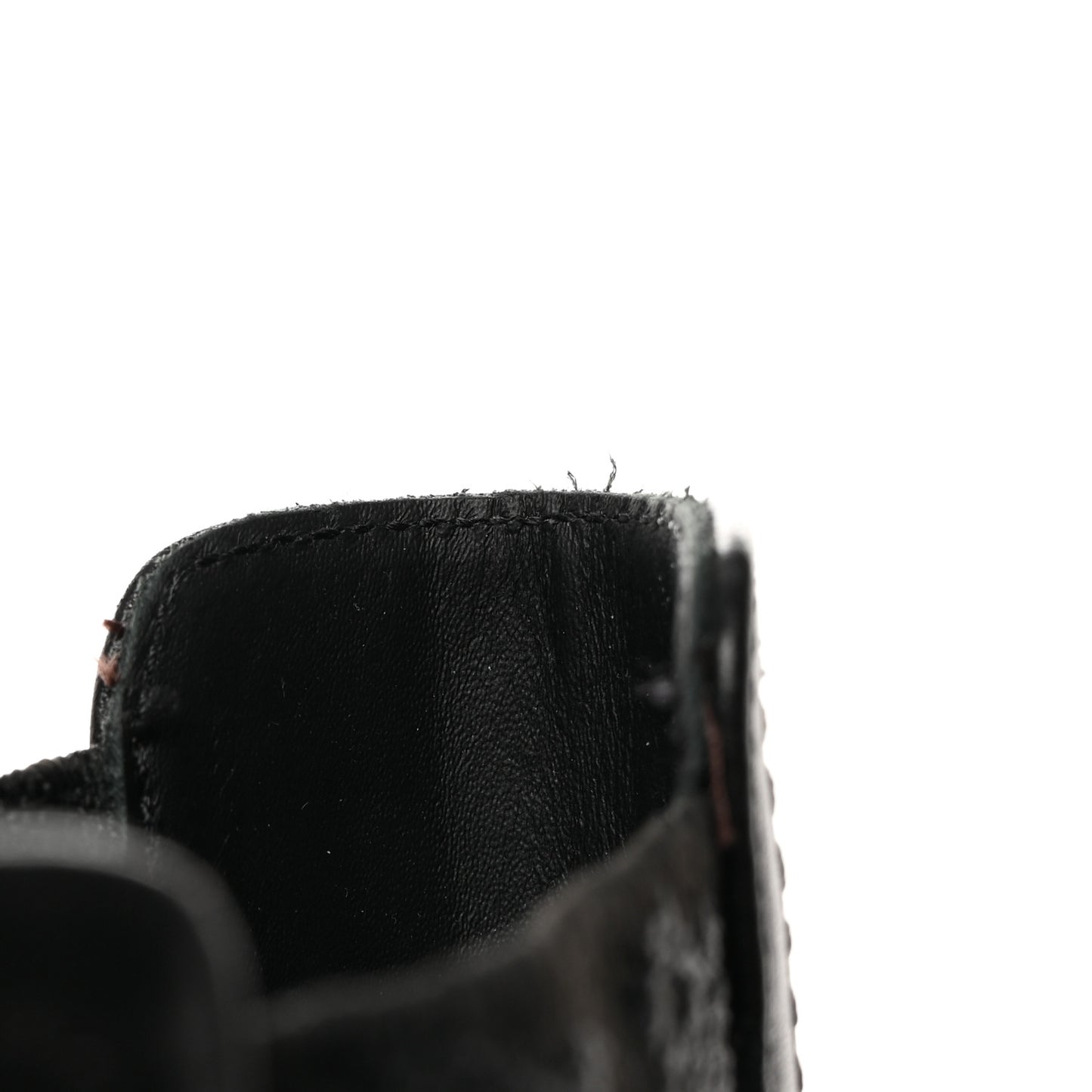 Vitello Karligraphy Embossed Ankle Boots 38.5 Black