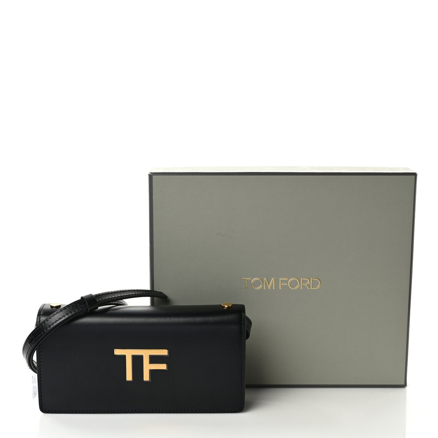 Palmellato Calfskin TF Mini Bag Black