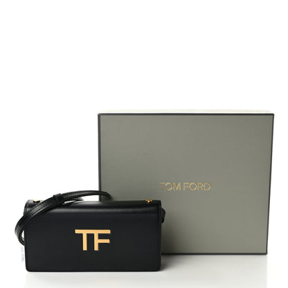 Tom Ford Palmellato Calfskin TF Mini Bag Black 8 of 8