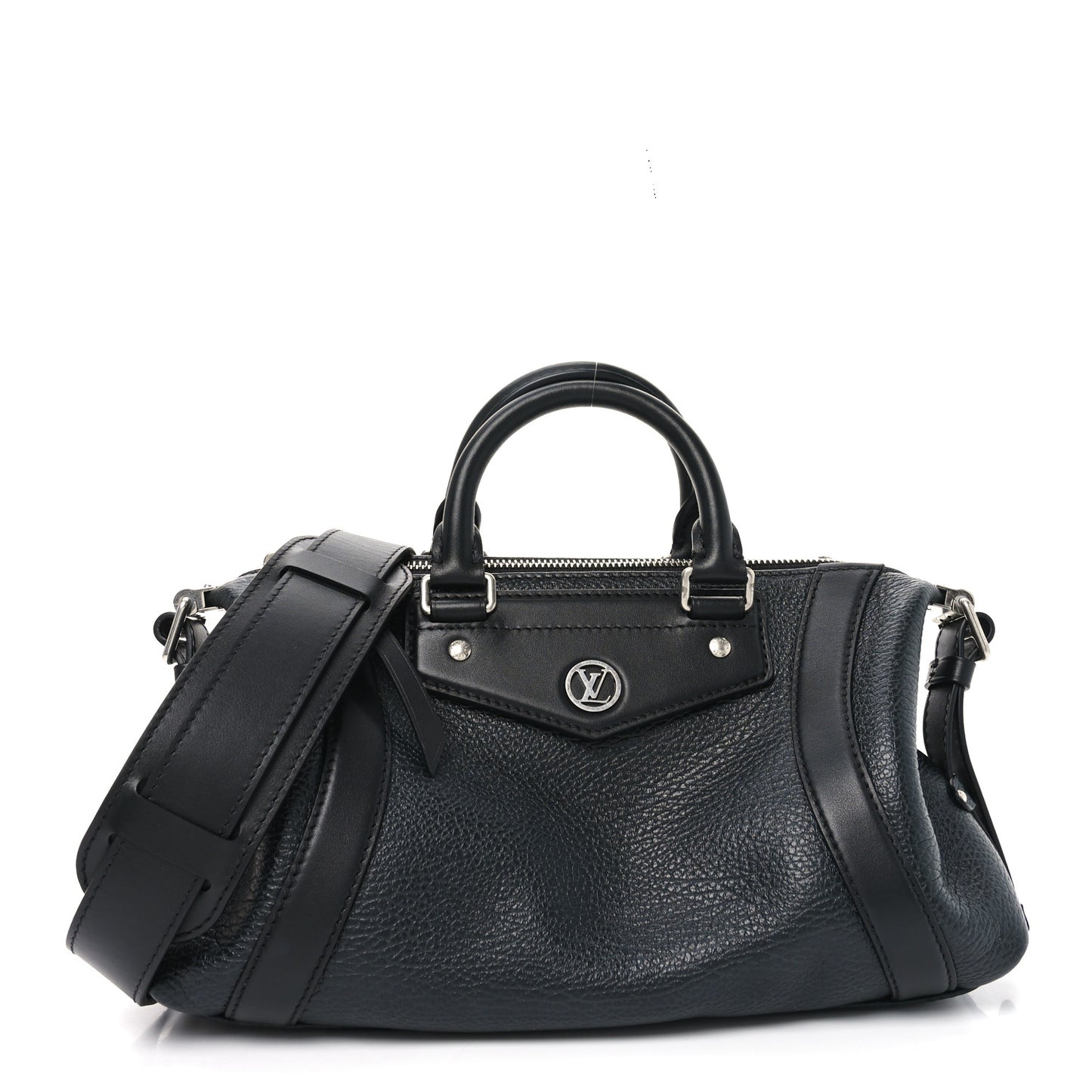 Pixel Lambskin LV Biker PM Black