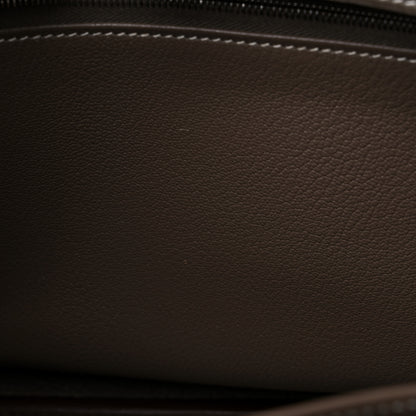 Hermes Taurillon Clemence Birkin 35 Etoupe 13 of 18