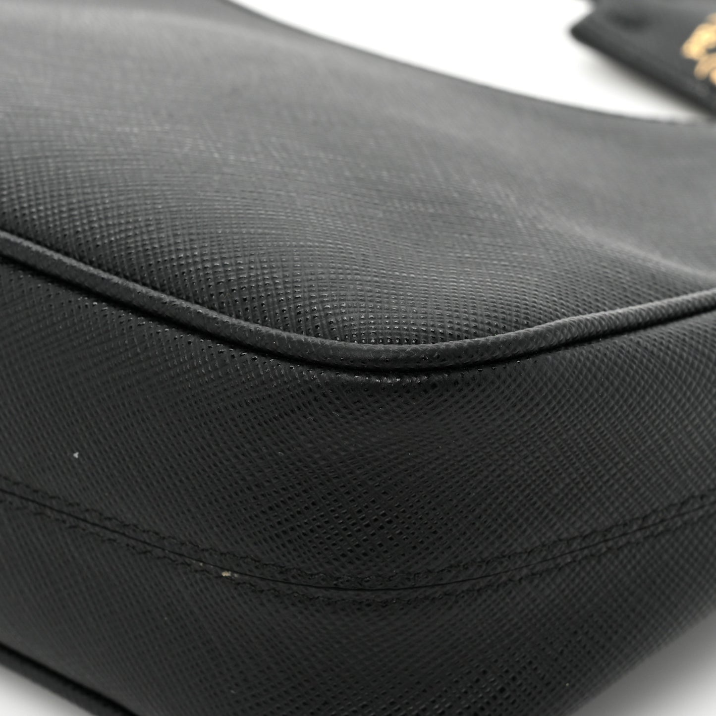 Saffiano Lux Re-Edition 2005 Shoulder Bag Black