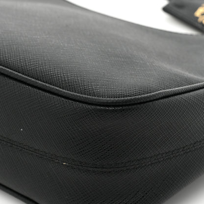 Prada Saffiano Lux Re-Edition 2005 Shoulder Bag Black 15 of 15