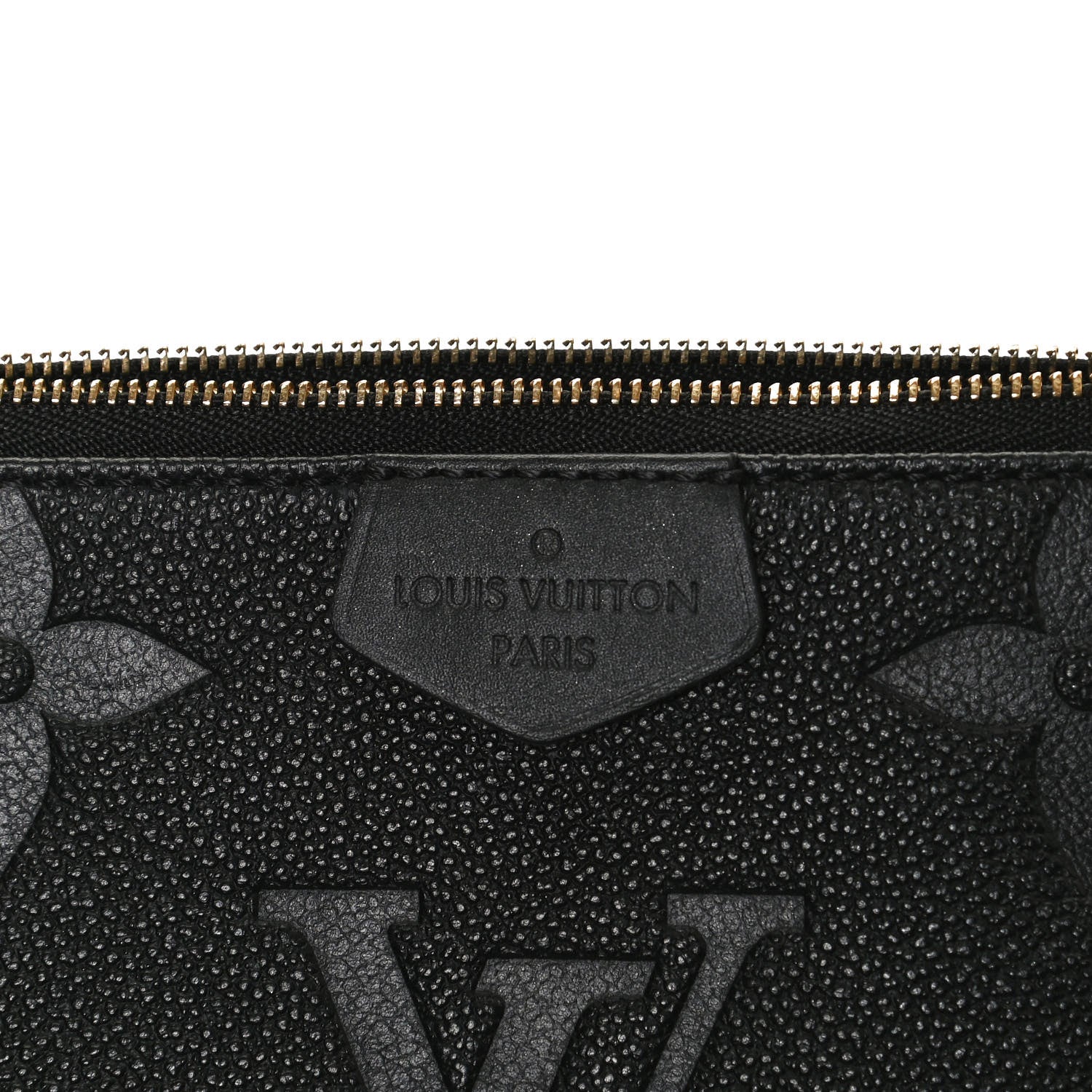 Louis Vuitton Empreinte Monogram Giant Multi Pochette Accessories Large Pochette Black 7 of 10