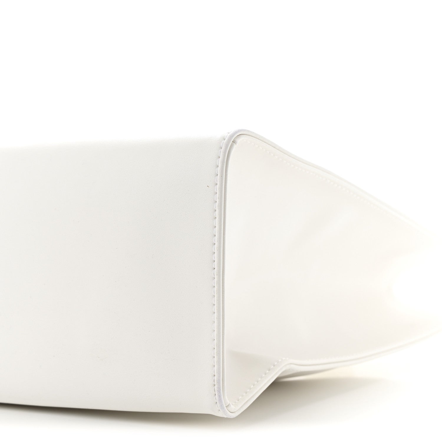 Telfar Vegan Leather Medium Shopping Bag White 1743403 – FASHIONPHILE