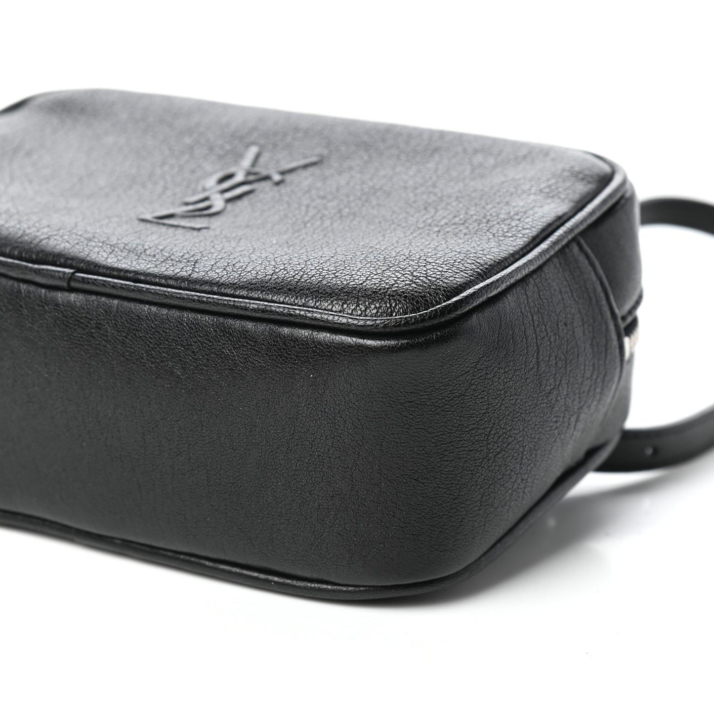 Lambskin Monogram Lou Belt Bag Black