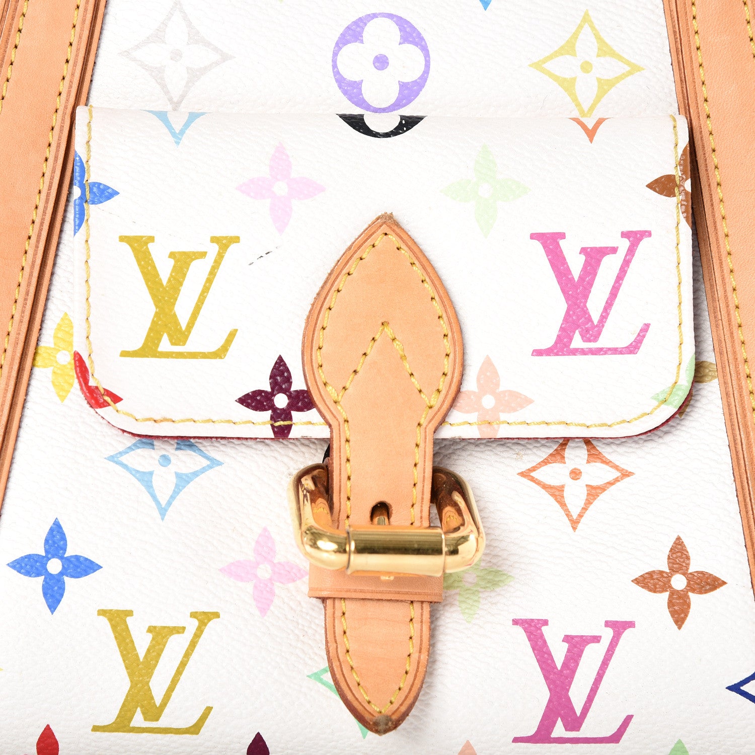 Louis Vuitton Monogram Multicolor Priscilla White 11 of 14