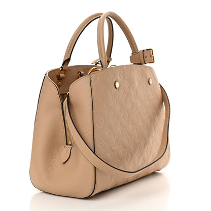 Louis Vuitton Empreinte Montaigne MM Dune 3 of 10