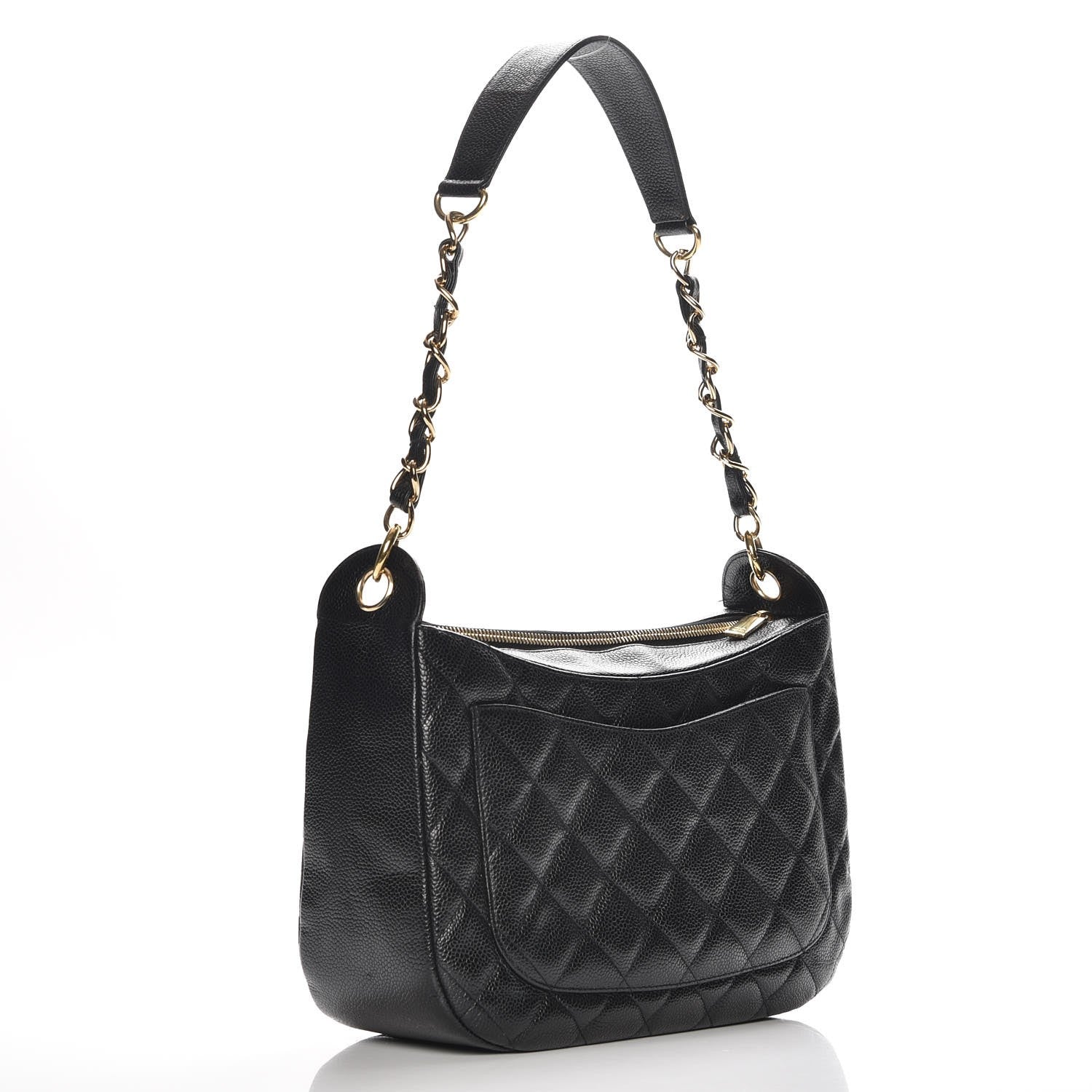 Chanel Caviar Quilted Hobo Black 3 of 8