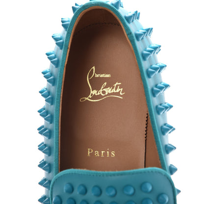 Christian Louboutin Mens Calfskin Rollerboy Spikes Flat Loafers 44 Riviera 7 of 8