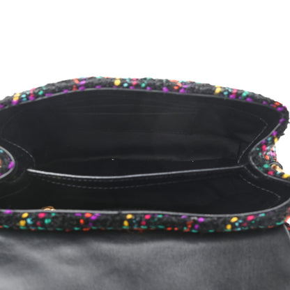 Saint Laurent Tweed Toy Loulou Shoulder Bag Black 5 of 11
