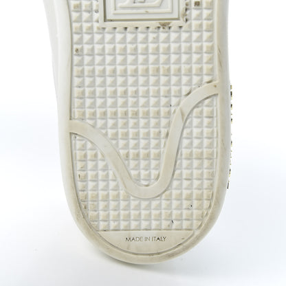 Louis Vuitton Calfskin Frontrow Sneakers 40 White 9 of 11