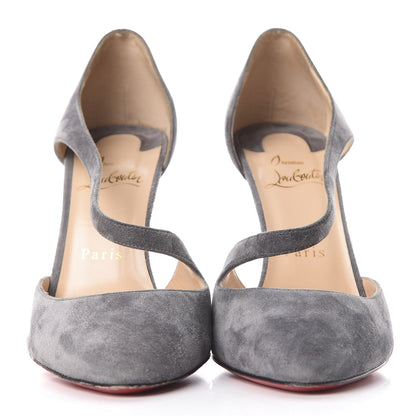 Christian Louboutin Veau Velours Catchy One 100 Pumps 38 Shadow 2 of 11
