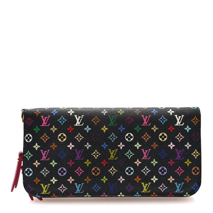 Louis Vuitton Monogram Multicolor Insolite Wallet Black Grenade 1 of 7