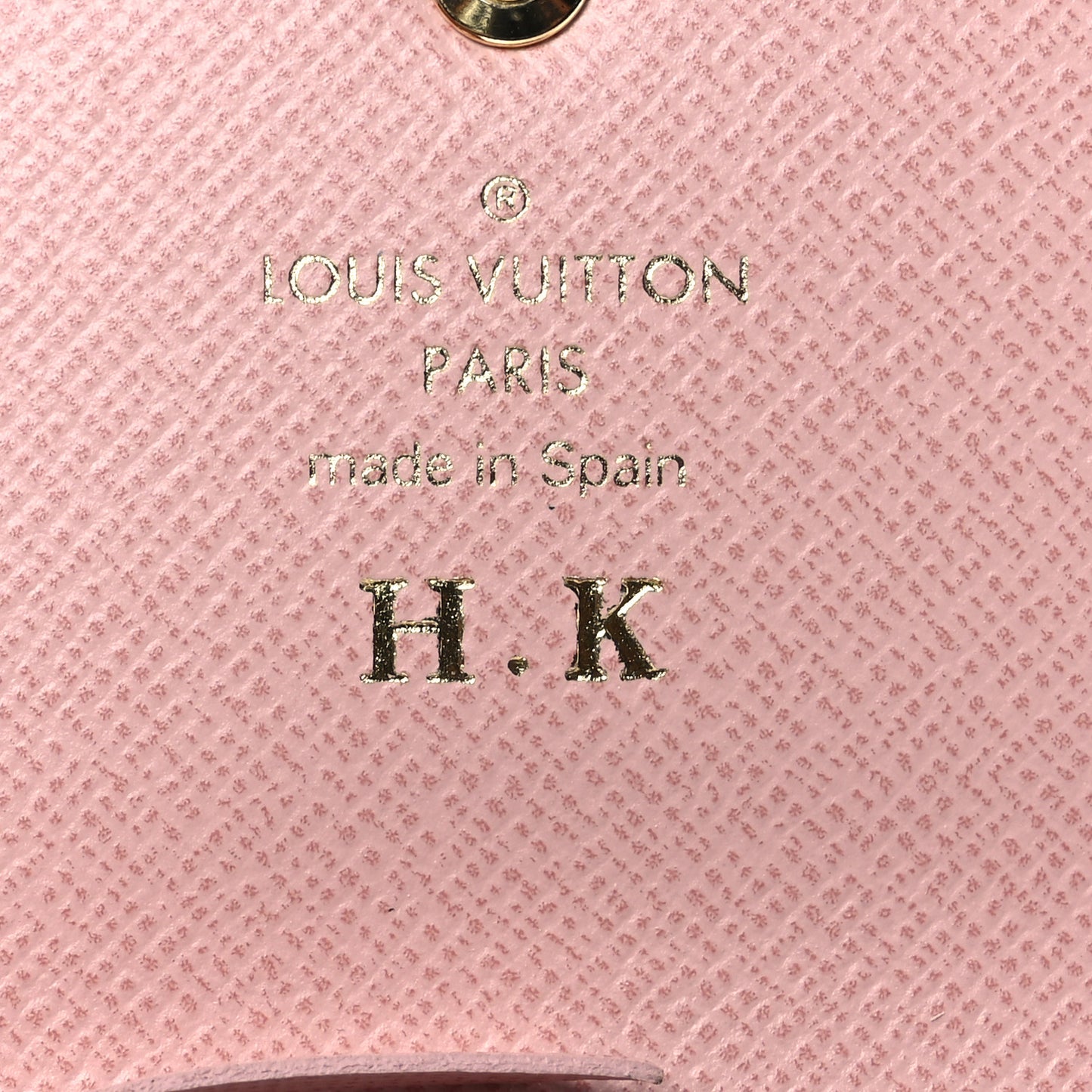 Damier Ebene Rosalie Coin Purse Rose Ballerine