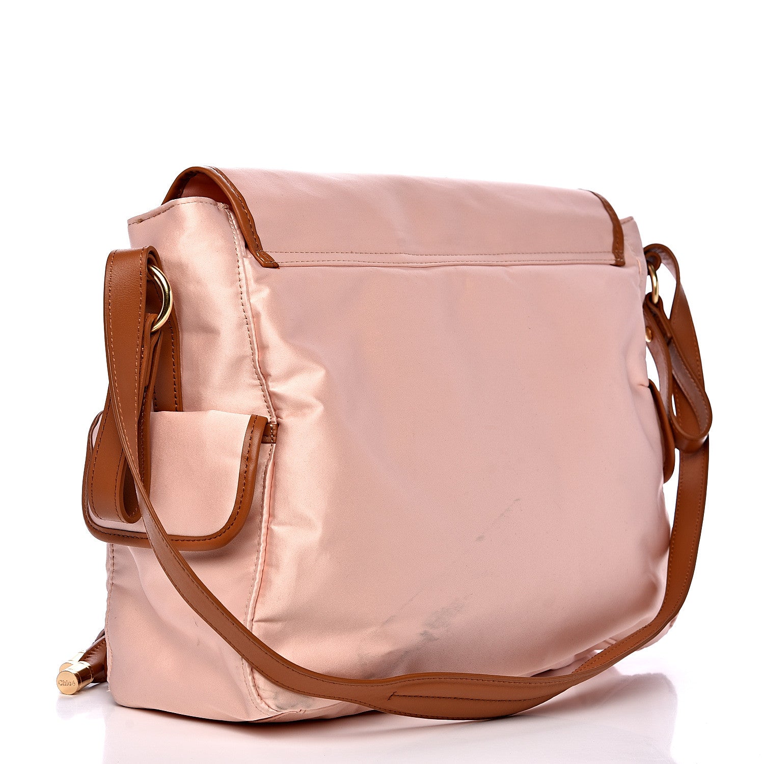Prada CHLOE Satin Diaper Bag Pink 2 of 15