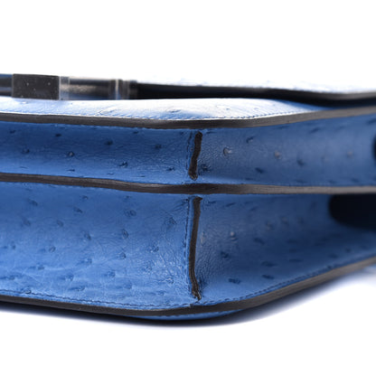 Hermes Ostrich Constance 24 Mykonos 9 of 10