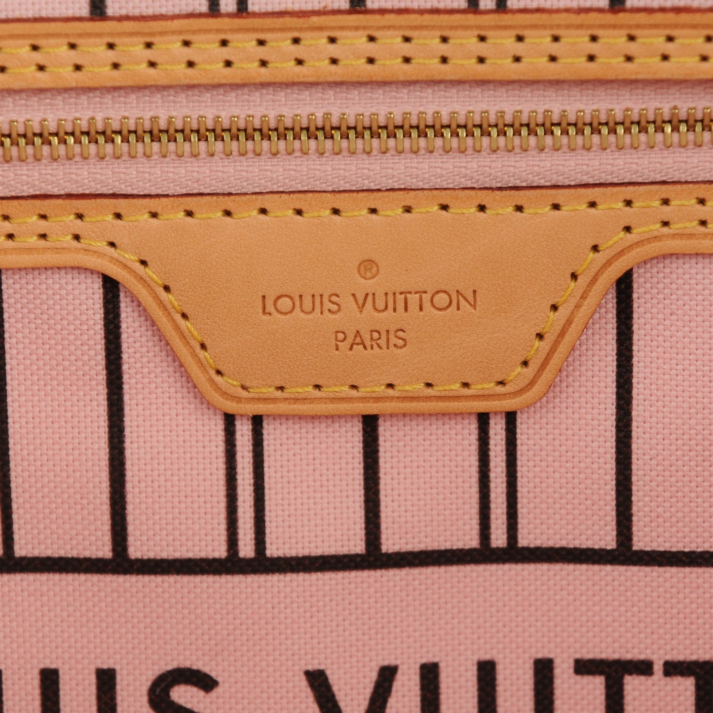 Monogram Neverfull MM Rose Ballerine