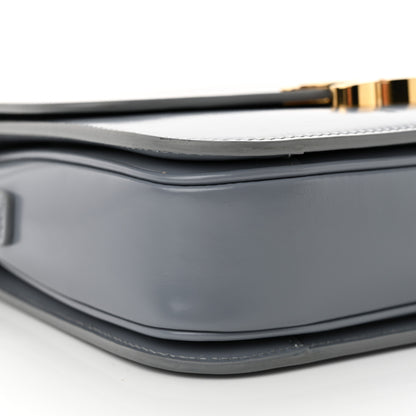 Celine Shiny Calfskin Medium Triomphe Soft Blue 8 of 14