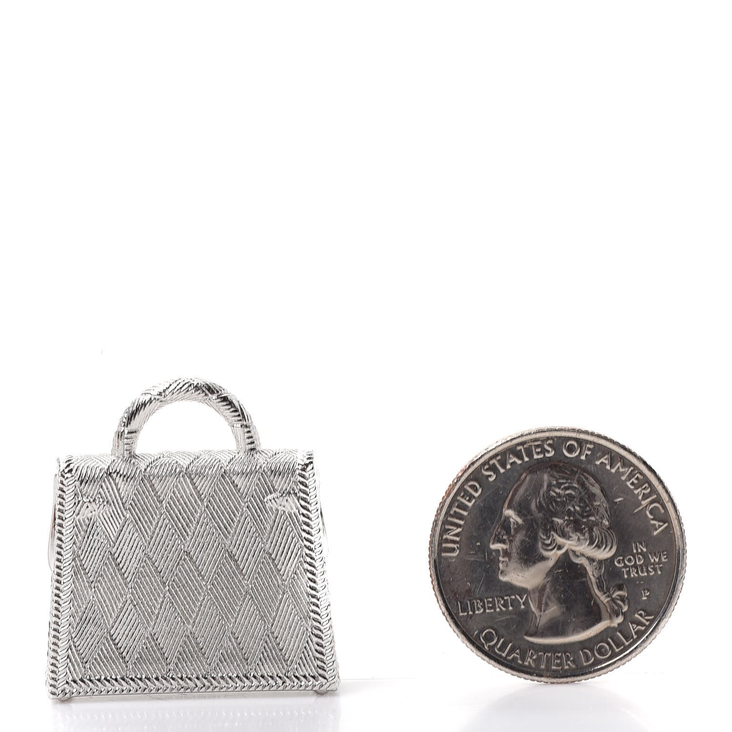 Hermes Palladium Kelly Curiosite Charm 2 of 3
