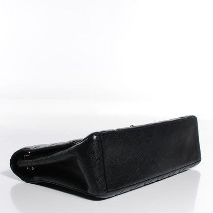 Chanel Caviar Quilted Maxi Single Flap Black 4 of 8