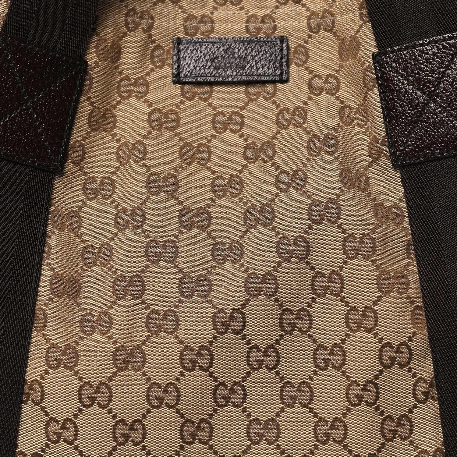 Gucci GG Monogram Medium Handle Vertical Tote Bag Dark Brown 8 of 10