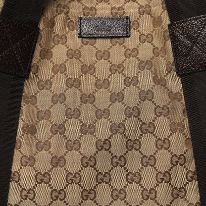 Gucci GG Monogram Medium Handle Vertical Tote Bag Dark Brown 8 of 10