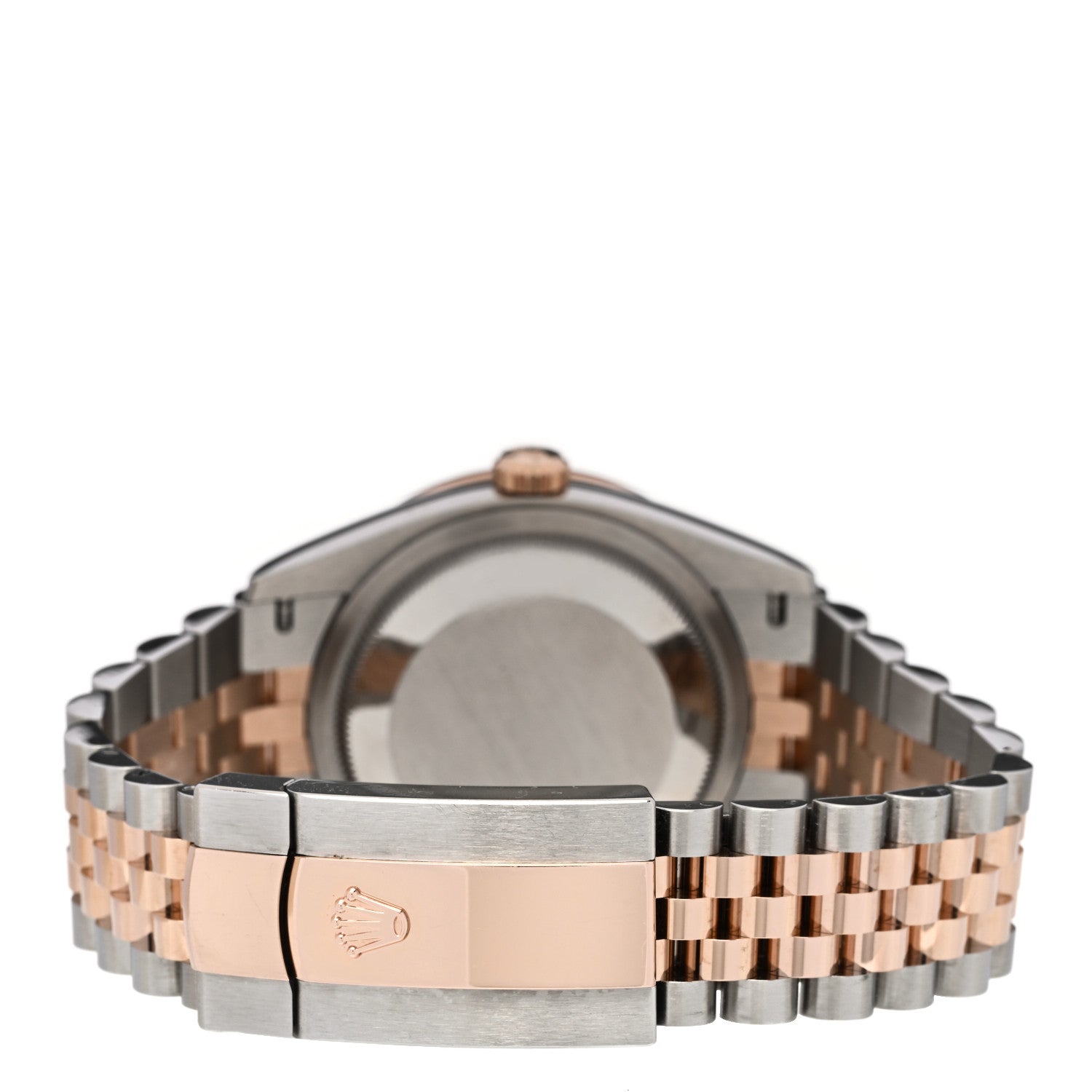 Rolex Stainless Steel 18K Everose Gold Diamond 36mm Oyster Perpetual Datejust Watch Rhodium Roman 126281RBR 3 of 5