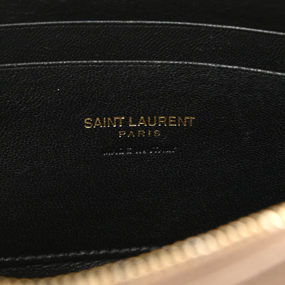Saint Laurent Grain De Poudre Matelasse Monogram Mini Lou Camera Bag Dark Beige 6 of 10