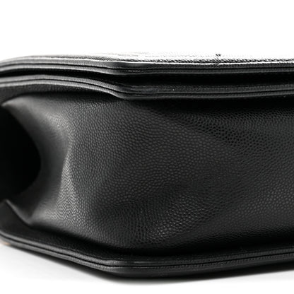 Chanel Caviar Quilted New Medium Boy Flap Black 9 of 10
