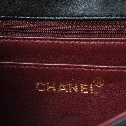 Chanel Lambskin Quilted Small Single Flap Black 8 of 12