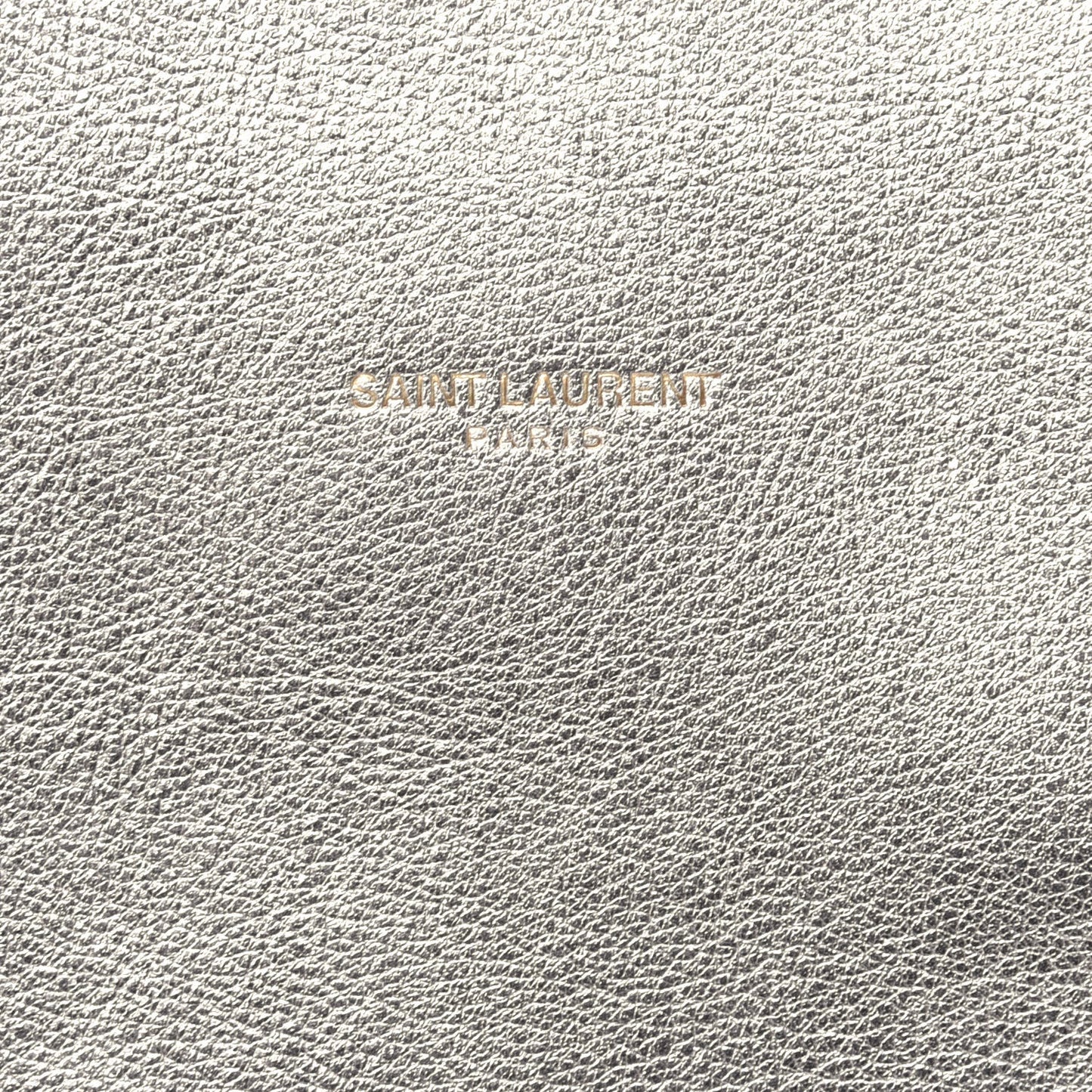 Metallic Calfskin Heart Monogram Crossbody Pale Gold