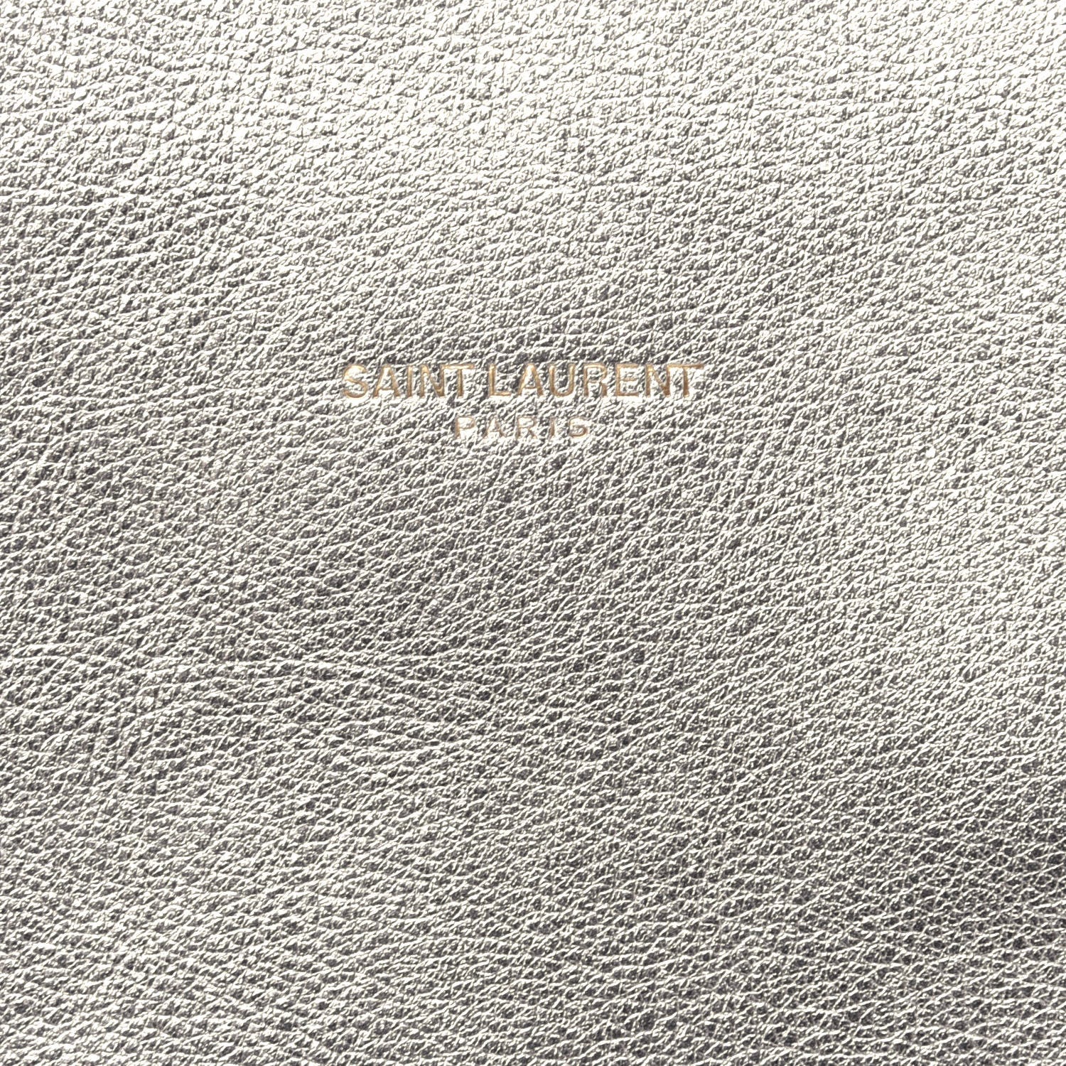 Saint Laurent Metallic Calfskin Heart Monogram Crossbody Pale Gold 13 of 15