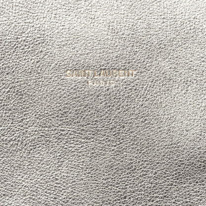 Saint Laurent Metallic Calfskin Heart Monogram Crossbody Pale Gold 13 of 15