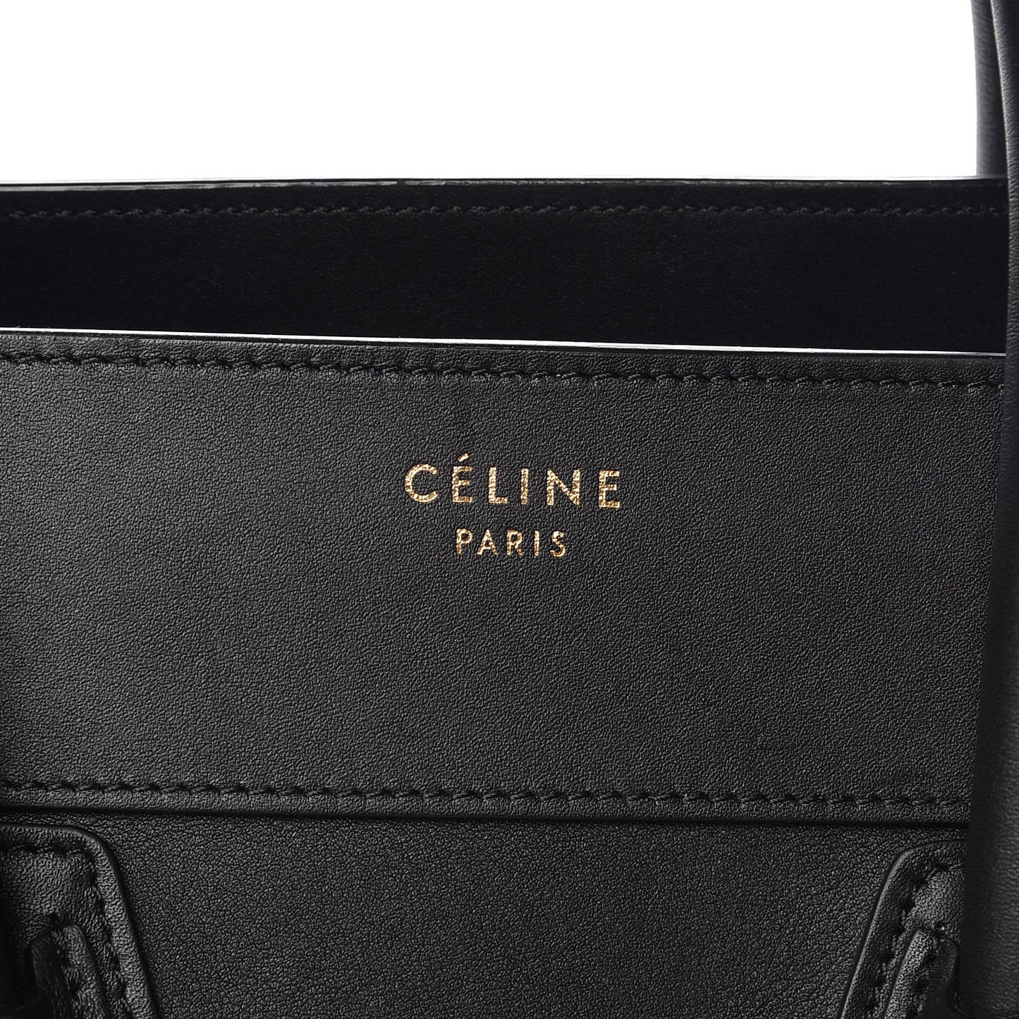 Smooth Calfskin Mini Luggage Black