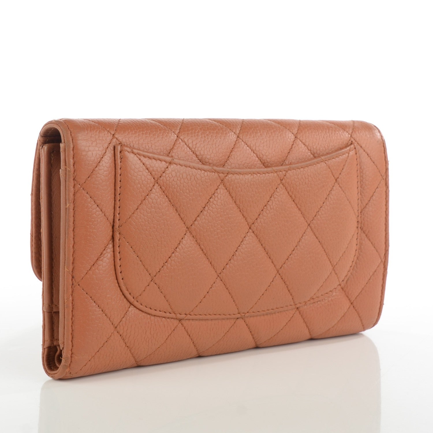 Chanel Caviar Quilted Large Flap Wallet Rose 5 of 11