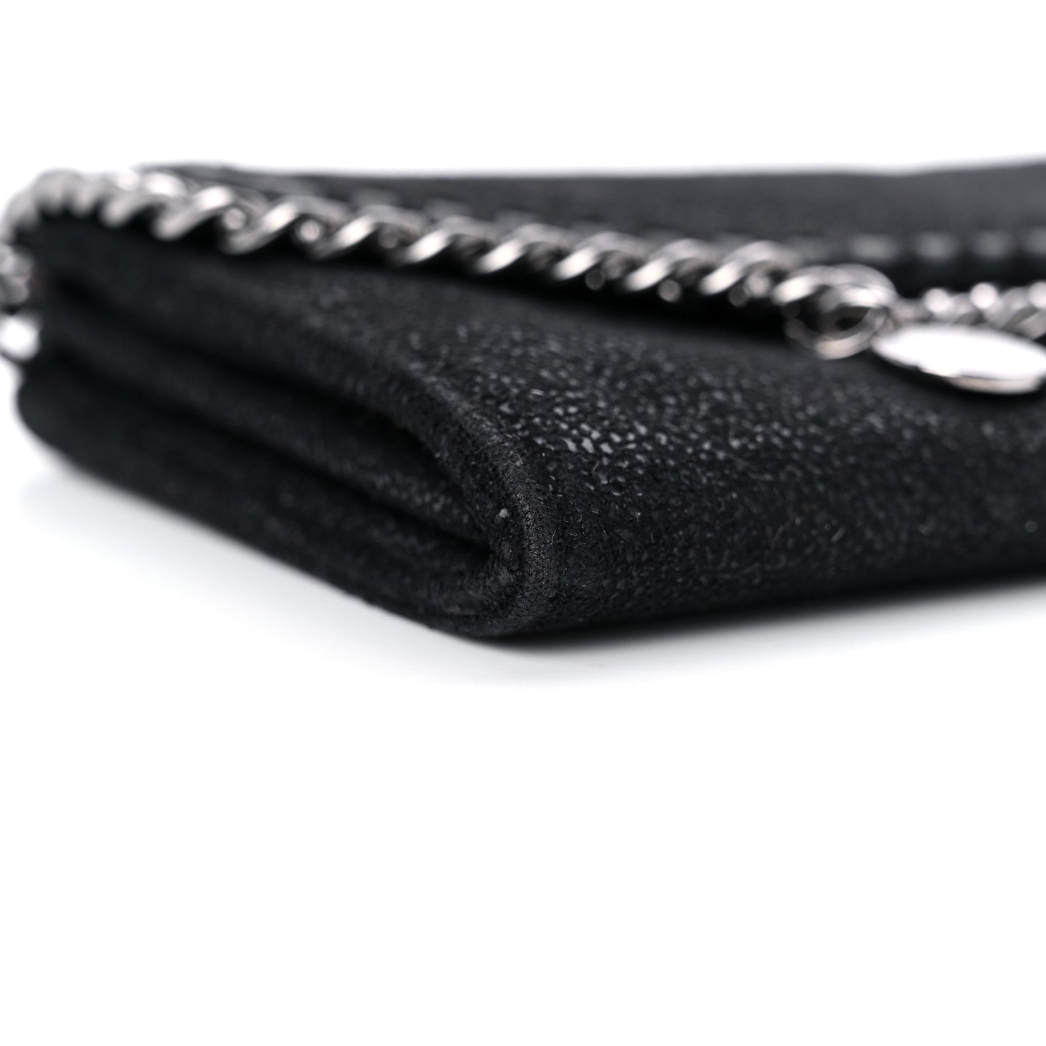 Stella McCartney Shaggy Deer Falabella Wallet Black 7 of 9