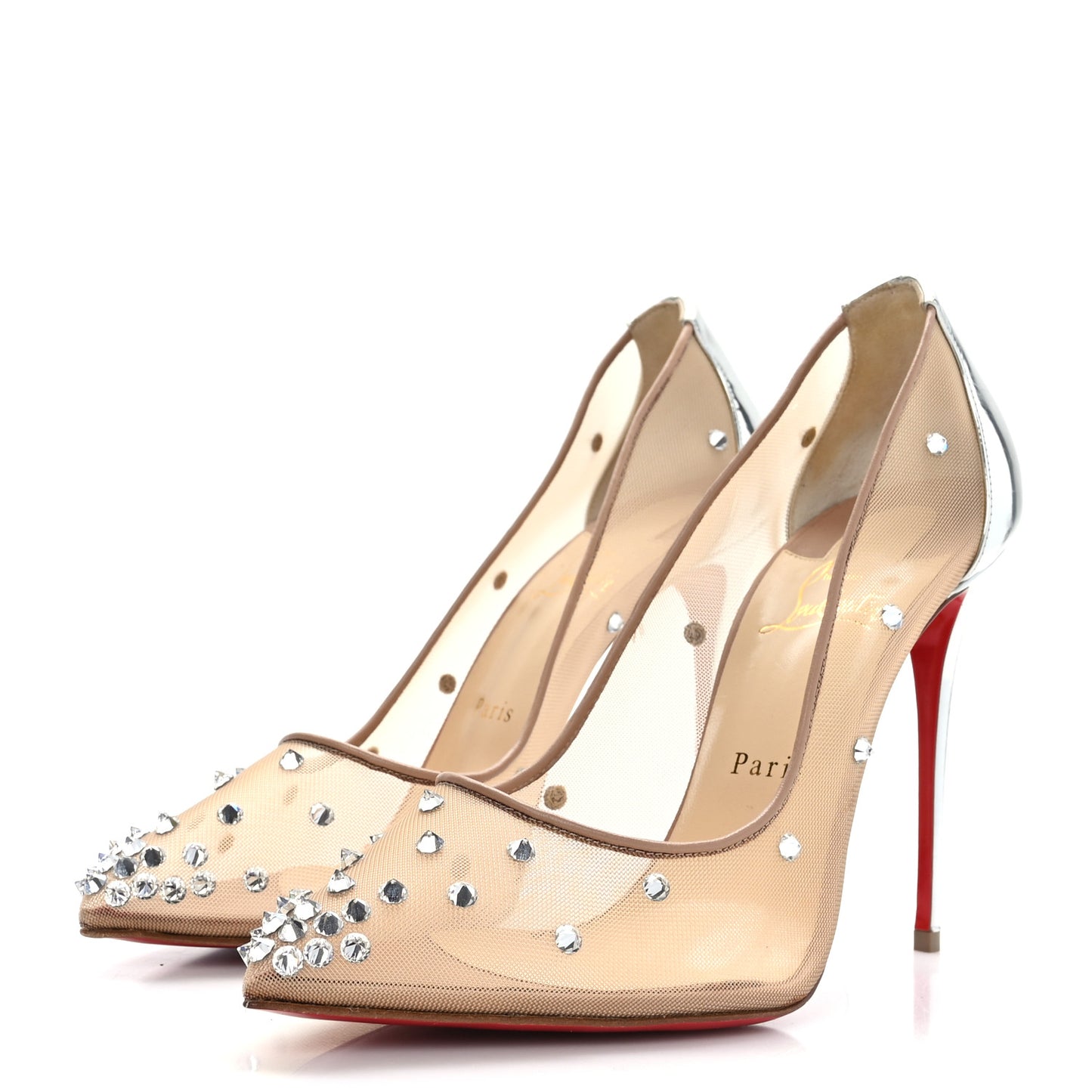 Rete Nappa Degrade 2019 100 Pumps 40 Nude Silver