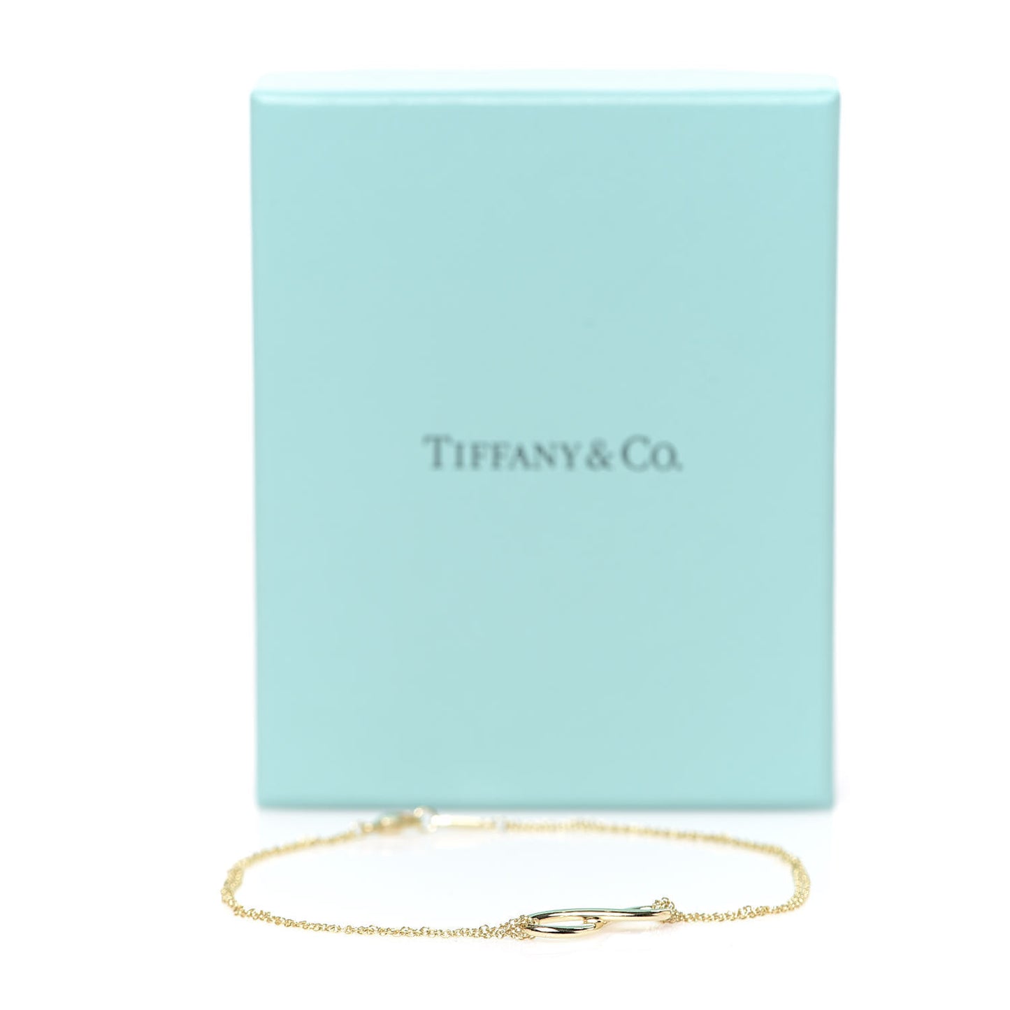 18K Yellow Gold Infinity Bracelet