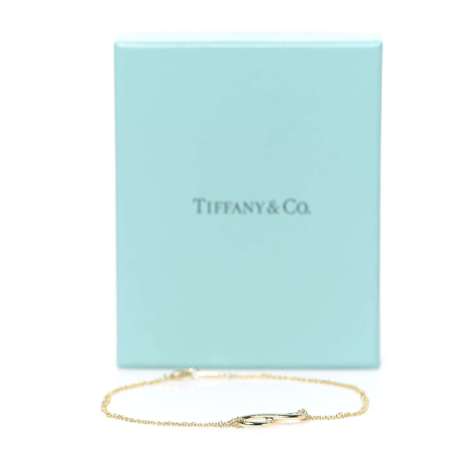 Tiffany 18K Yellow Gold Infinity Bracelet 6 of 6