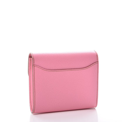 Hermes Epsom Constance Short Wallet 5P Pink 3 of 10